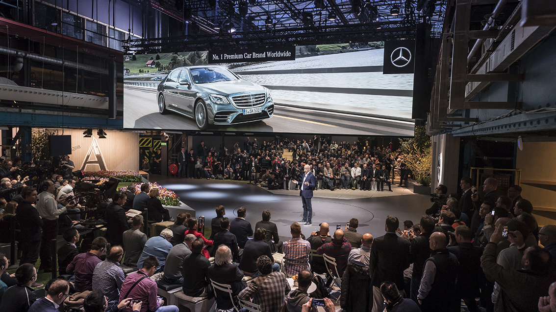 Apresentação Mercedes-Benz Classe A. Amsterdam 2018.