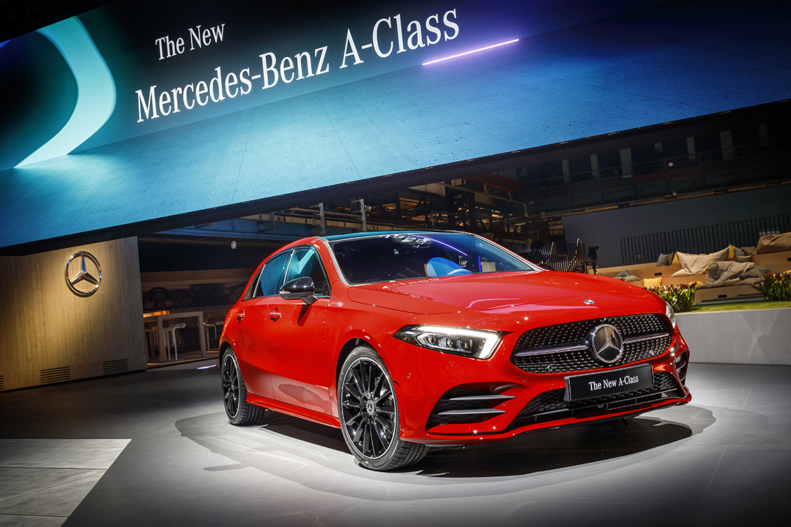 Apresentação Mercedes-Benz Classe A. Amsterdam 2018.
