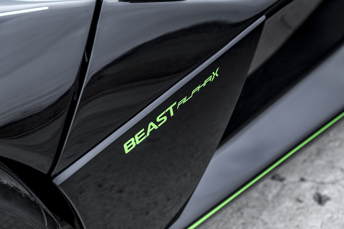 rezvani beast x black bird logo